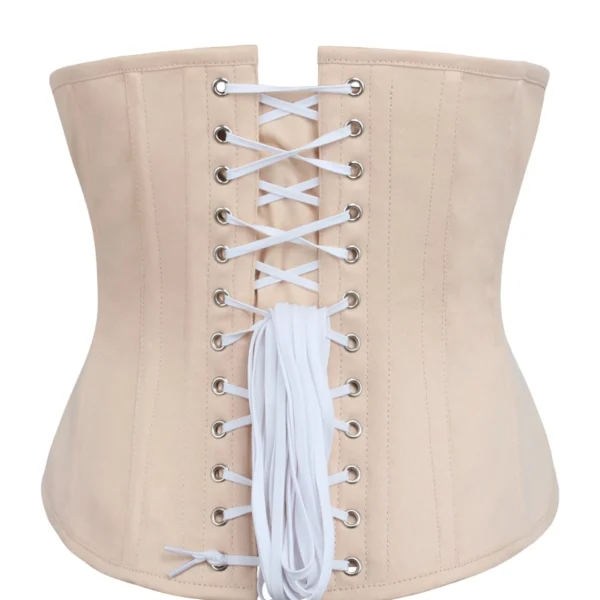 Beige Underbust Waist training Corset For Women