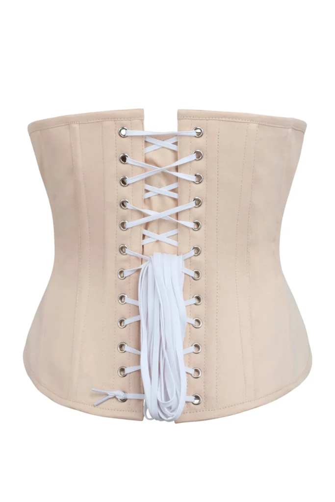Beige Underbust Waist training Corset For Women