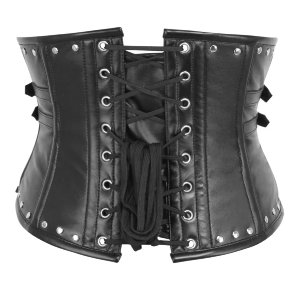 Gothic LARP PVC Short Underbust Corset
