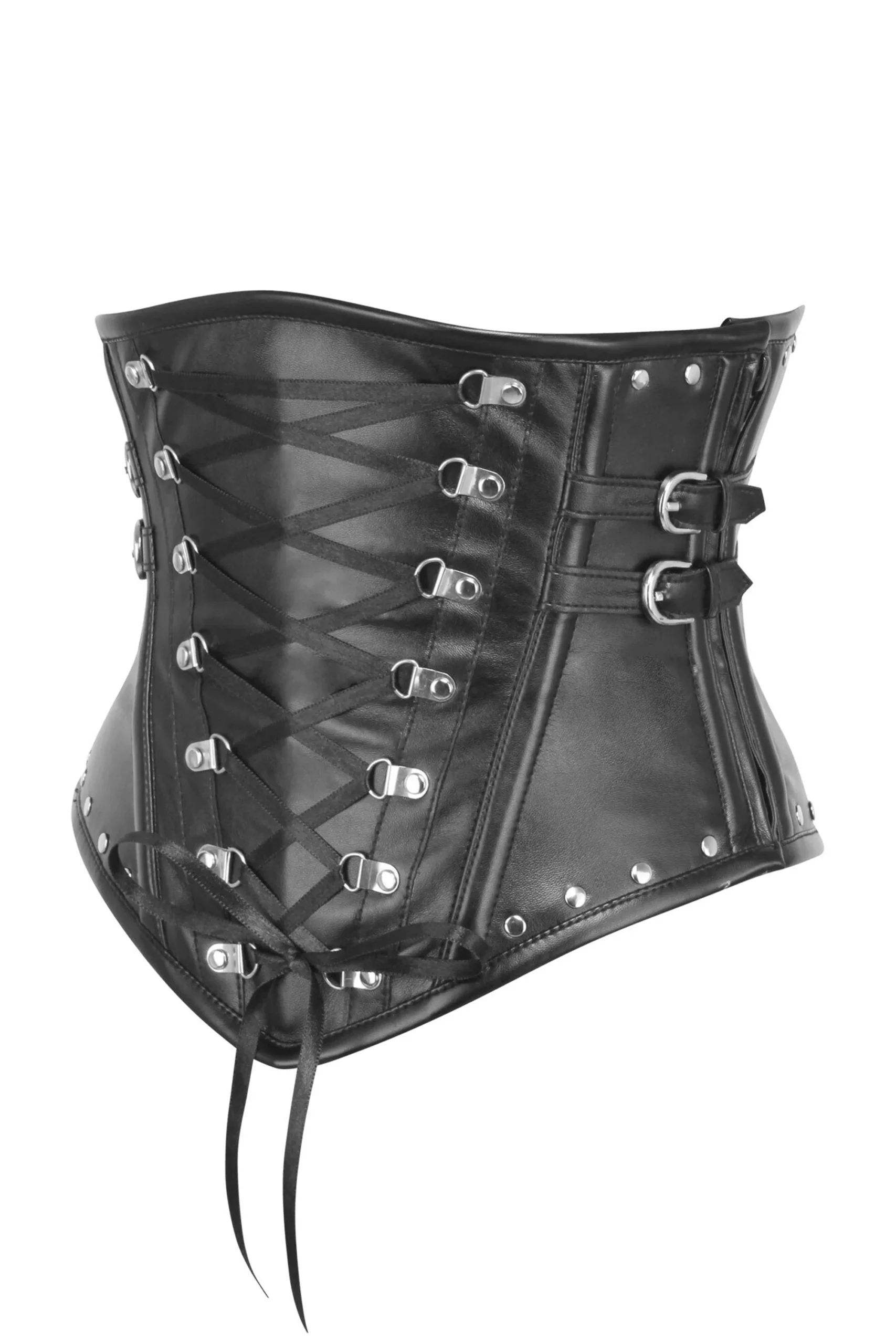 Gothic LARP PVC Short Underbust Corset Gothic LARP PVC Short Underbust Corset