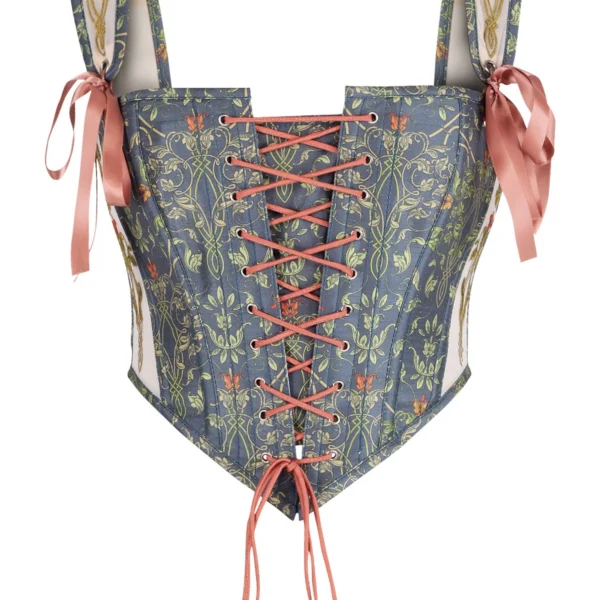 Willow Garden Tapestry Floral Corset Top