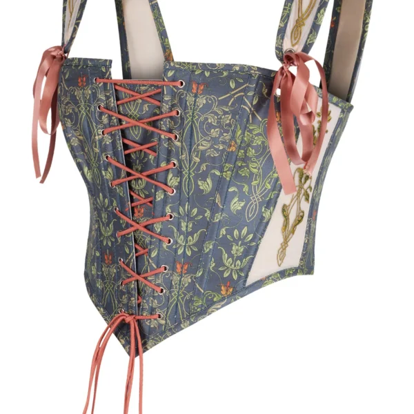 Willow Garden Tapestry Floral Corset Top