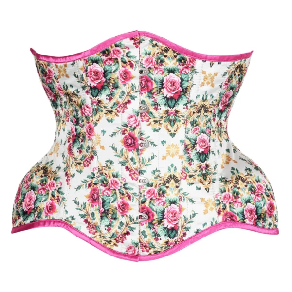 Victorian Rose Garden Underbust Curvy Corset