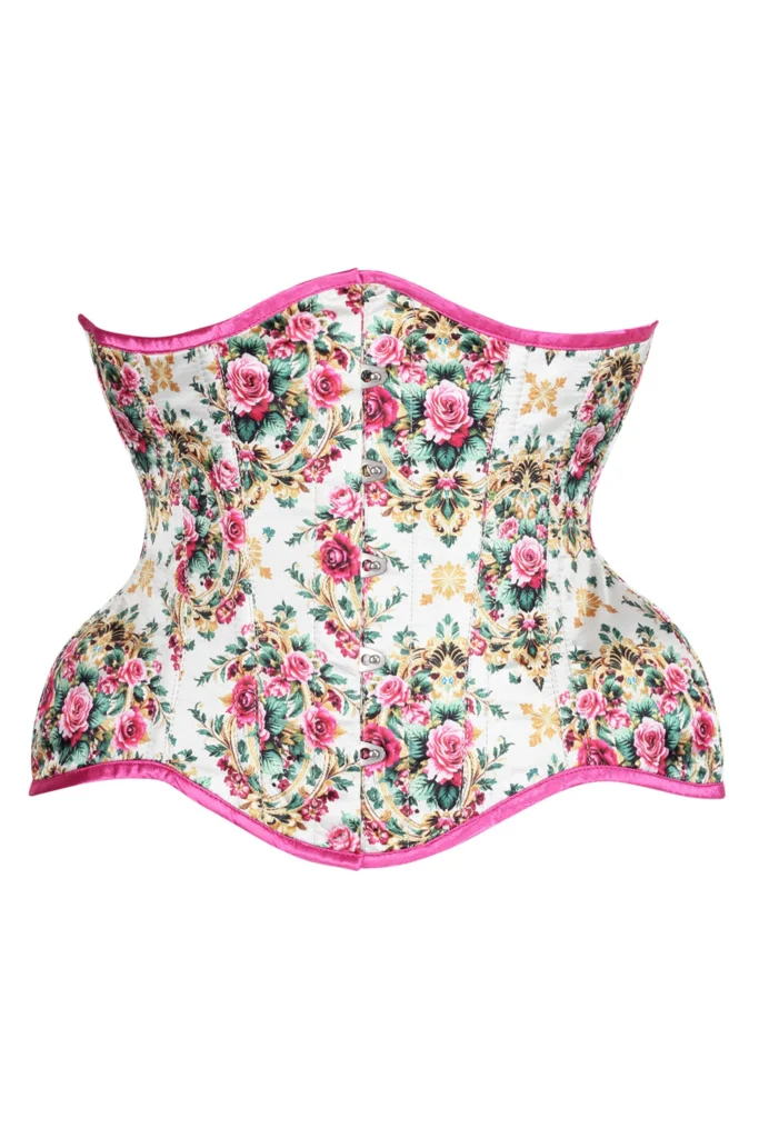 Victorian Rose Garden Underbust Curvy Corset