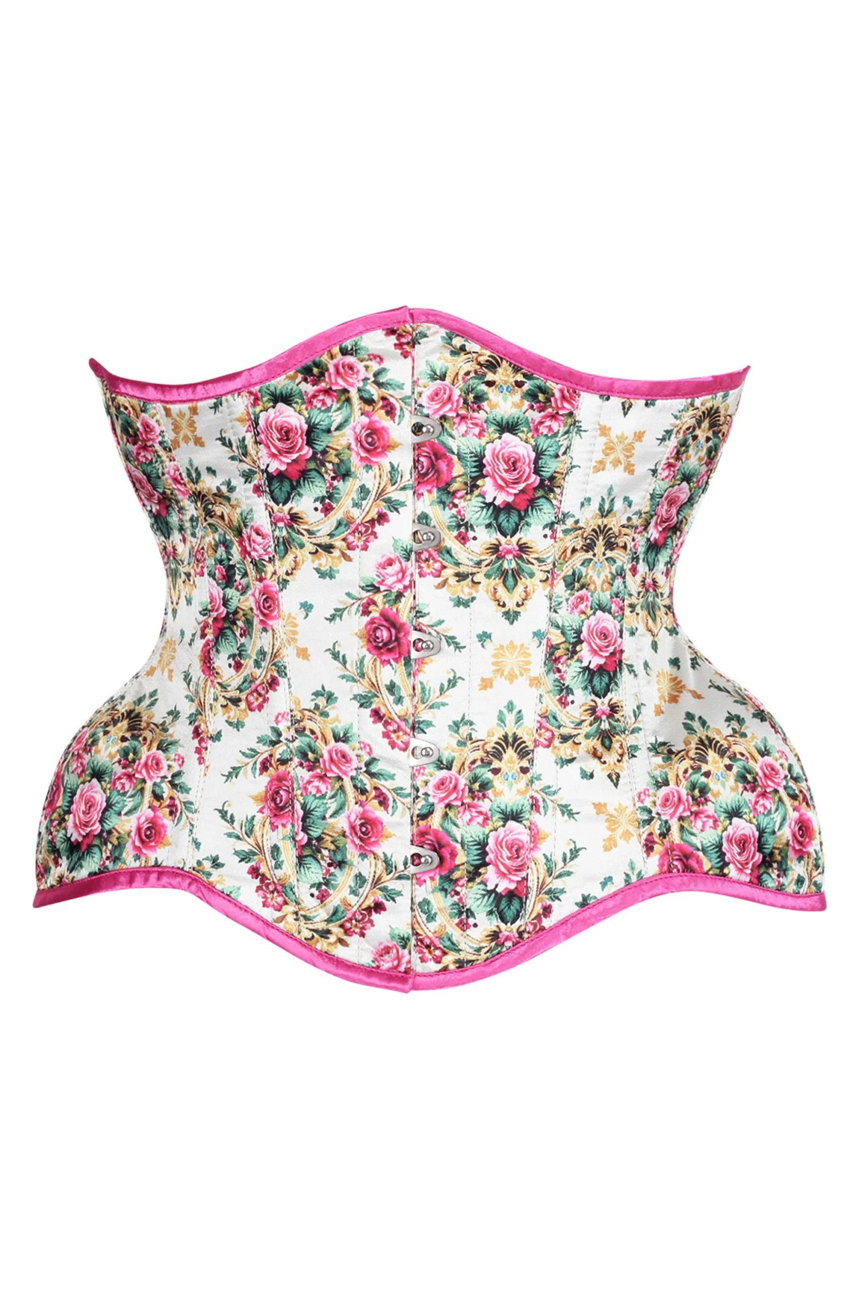 Victorian Rose Garden Underbust Curvy Corset Victorian Rose Garden Underbust Curvy Corset