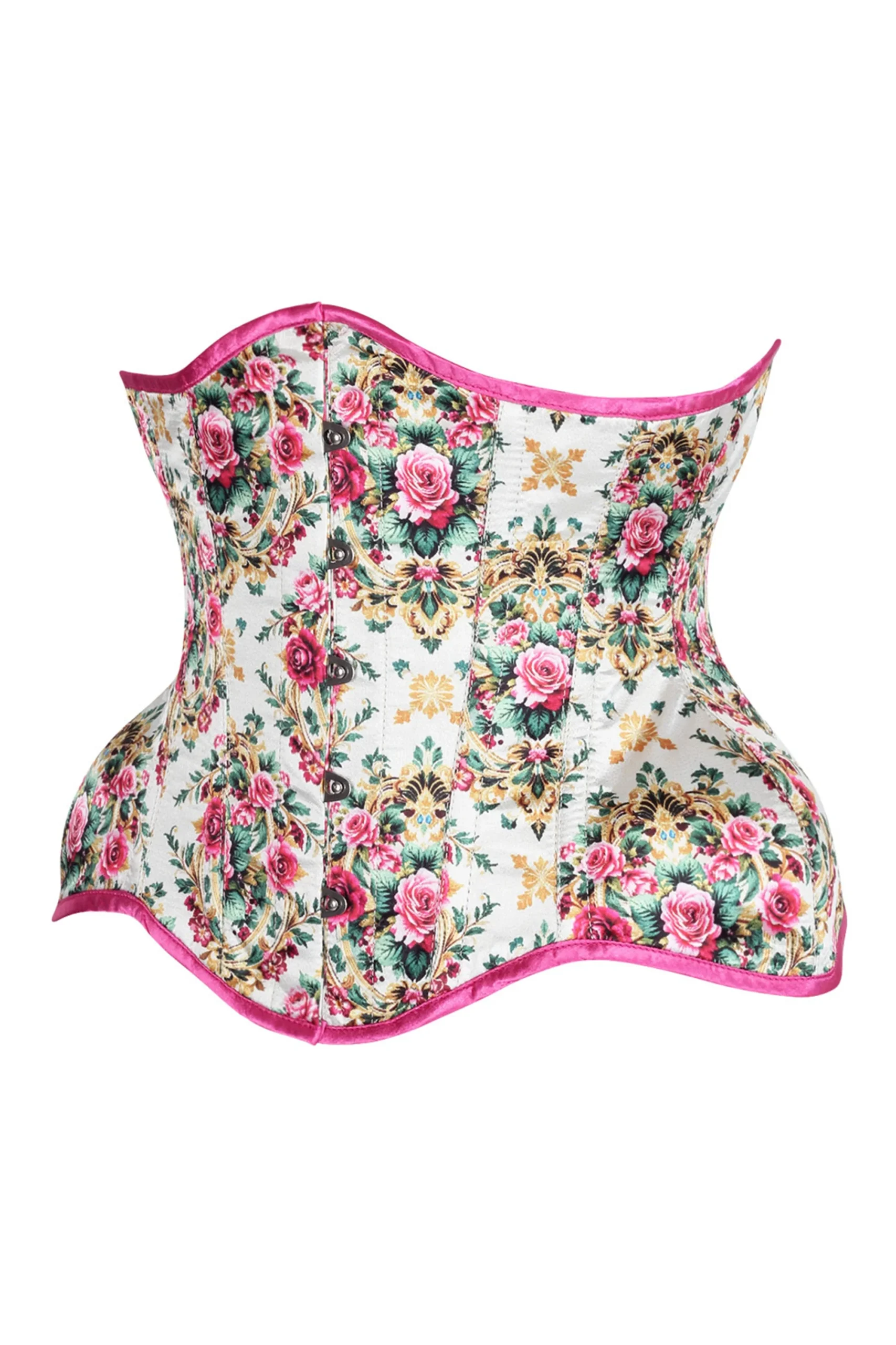 Victorian Rose Garden Underbust Curvy Corset Victorian Rose Garden Underbust Curvy Corset