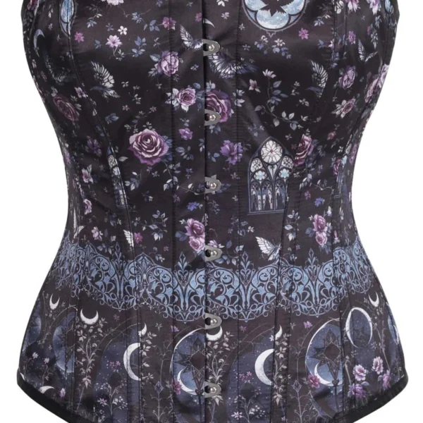 Mystic Moonlit Garden Overbust Corset