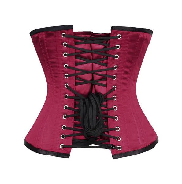 Burgundy Waist Training Corset For Women