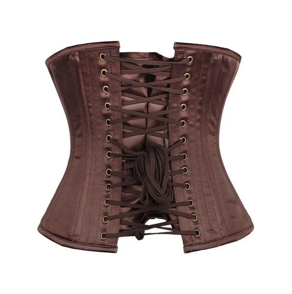 Brown Underbust Waist Training Corset