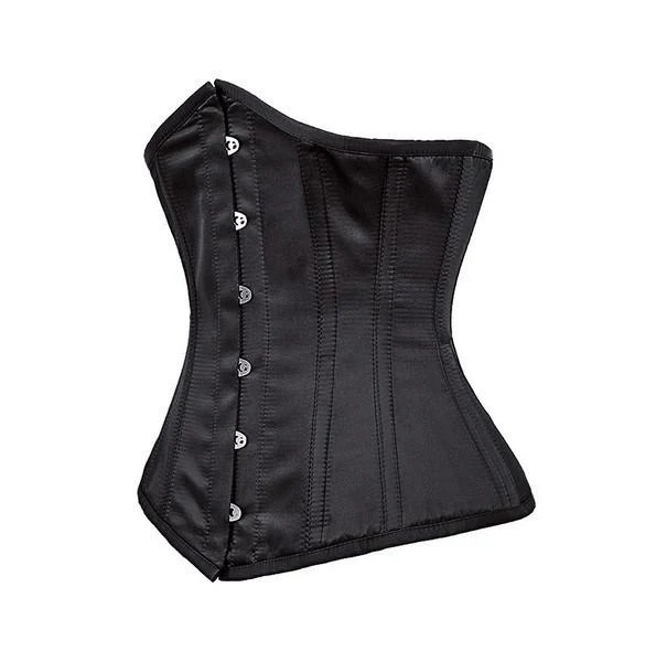 Black Longline Waist Trainer Underbust Corset