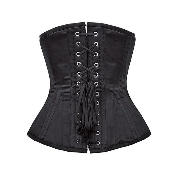 Black Longline Waist Trainer Underbust Corset