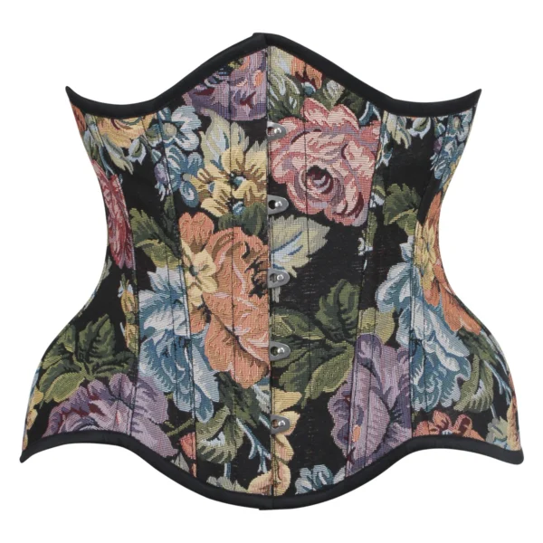Floral Print Curvy Underbust Waist Training Corset