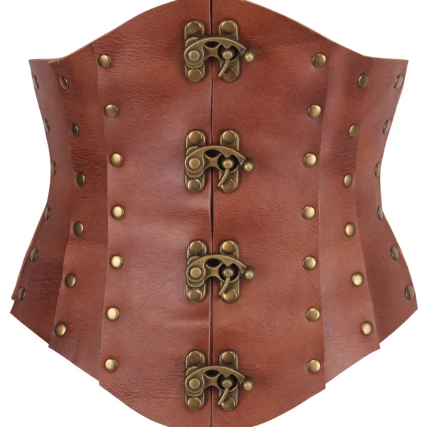 Handmade Leather Waspie Underbust Corset