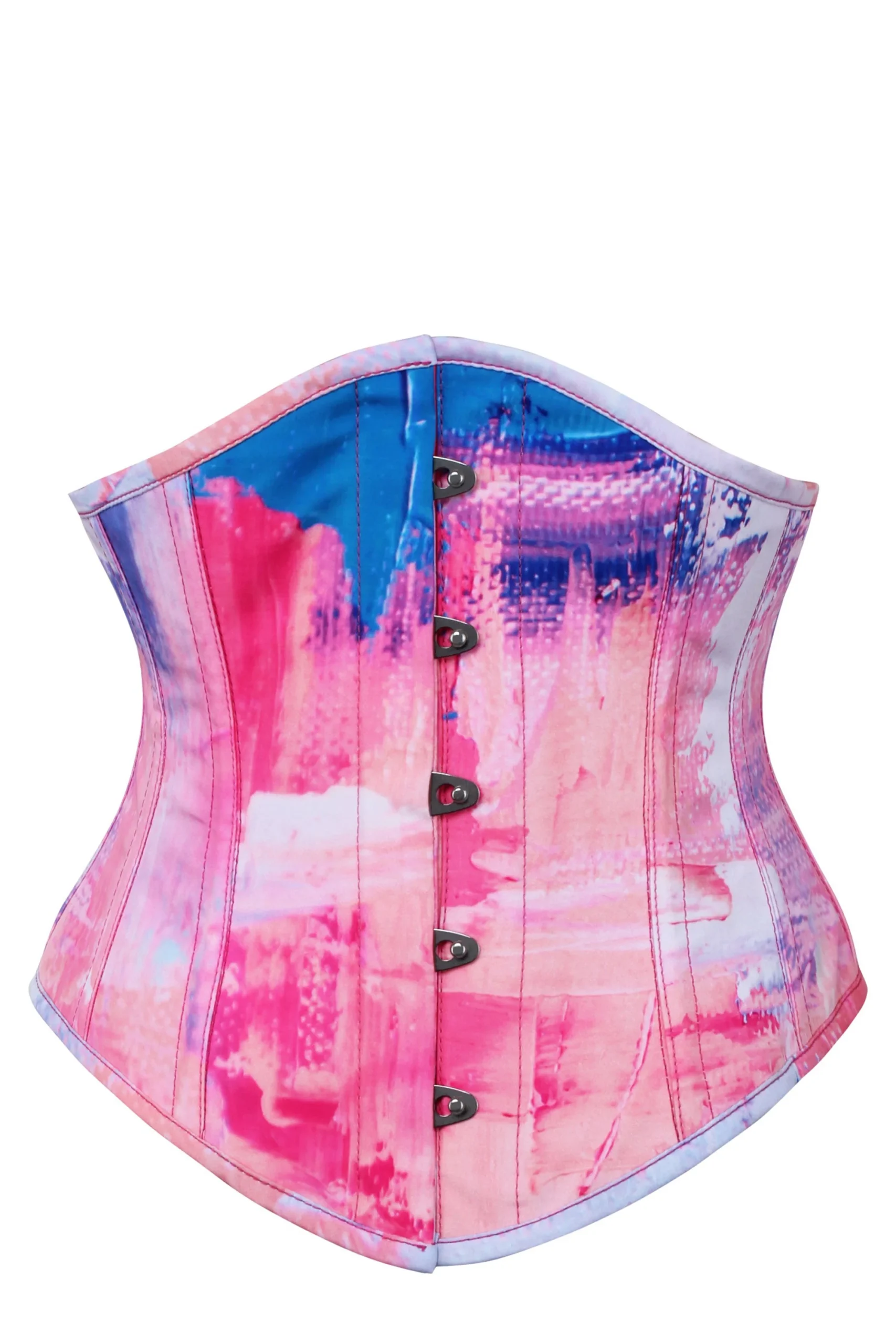 Cotton Candy Pink and Blue Waspie Corset Cotton Candy Pink and Blue Waspie Corset