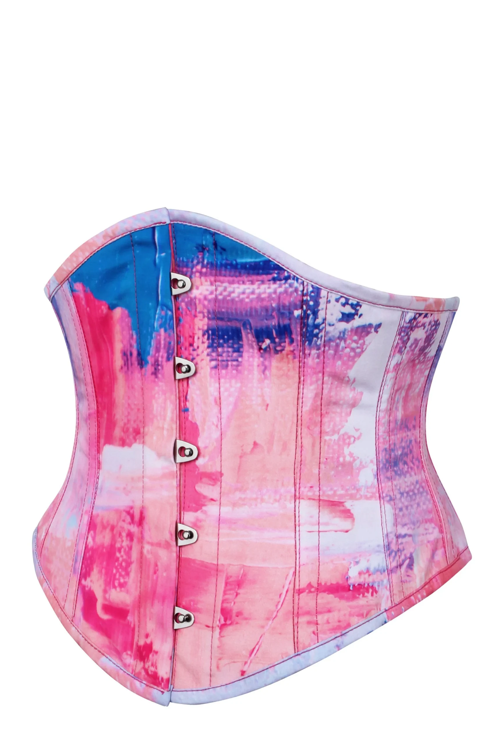 Cotton Candy Pink and Blue Waspie Corset Cotton Candy Pink and Blue Waspie Corset