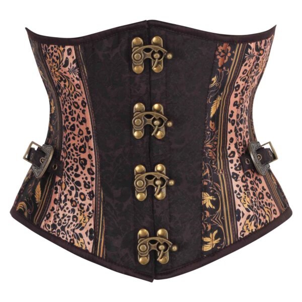 Steampunk Jungle Brocade Underbust Gothic Corset