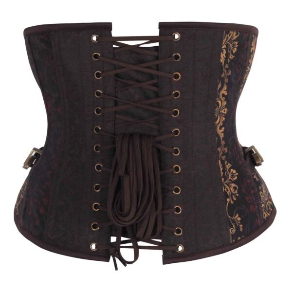 Steampunk Jungle Brocade Underbust Gothic Corset