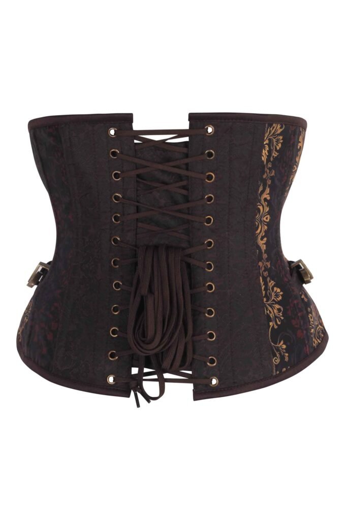 Steampunk Jungle Brocade Underbust Gothic Corset