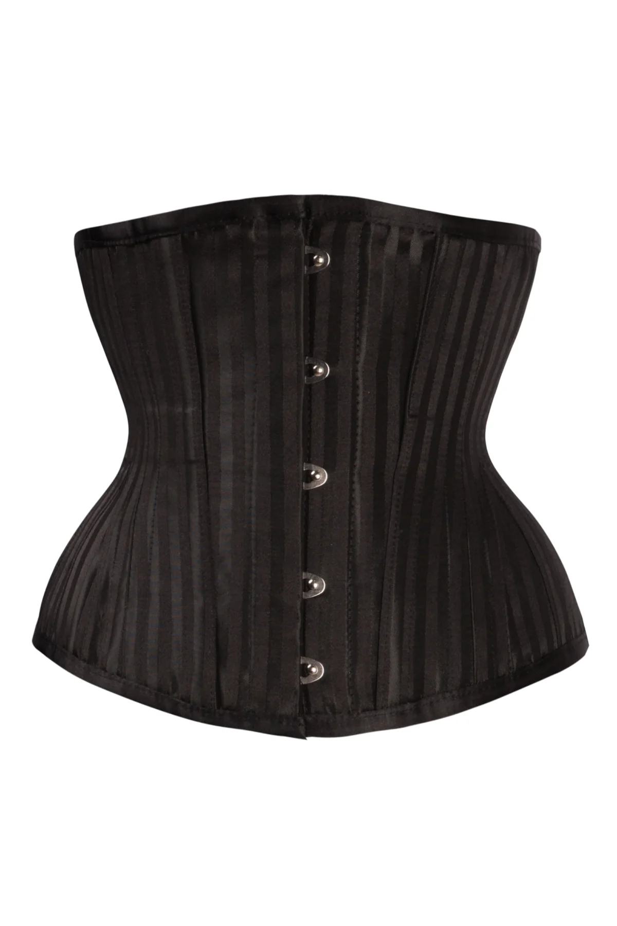 Waist Training Black Striped Underbust With Gores