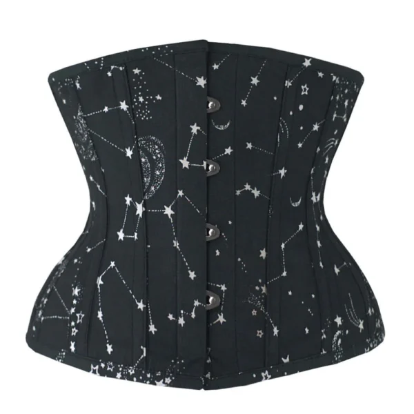 Astronomy Cotton Print Waist Trainer Corset
