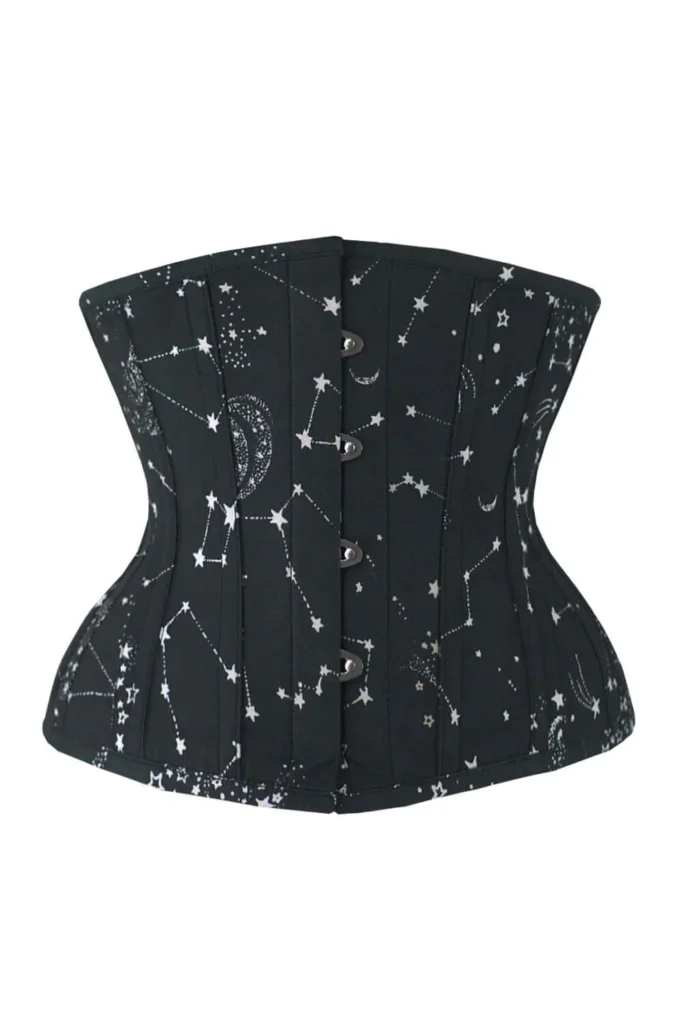 Astronomy Cotton Print Waist Trainer Corset