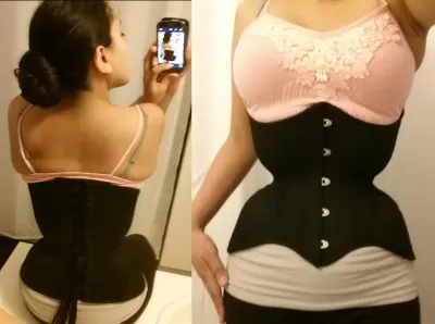 black corset