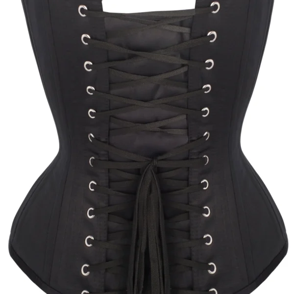 Black Waist Training Overbust Gothic Corset