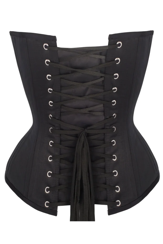 Black Waist Training Overbust Gothic Corset