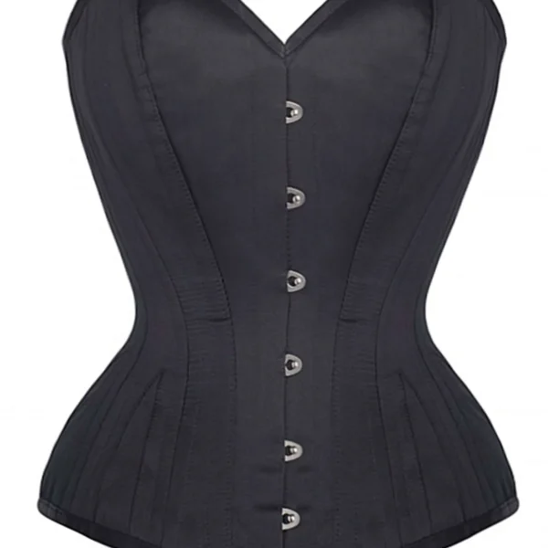 Black Waist Training Overbust Gothic Corset