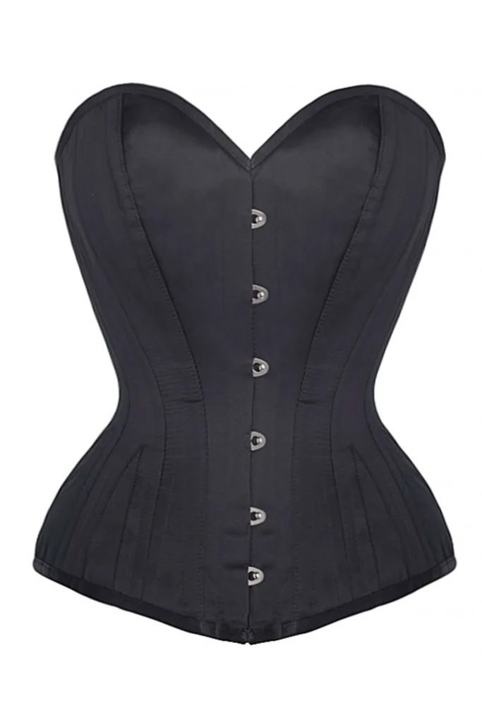 Black Waist Training Overbust Gothic Corset