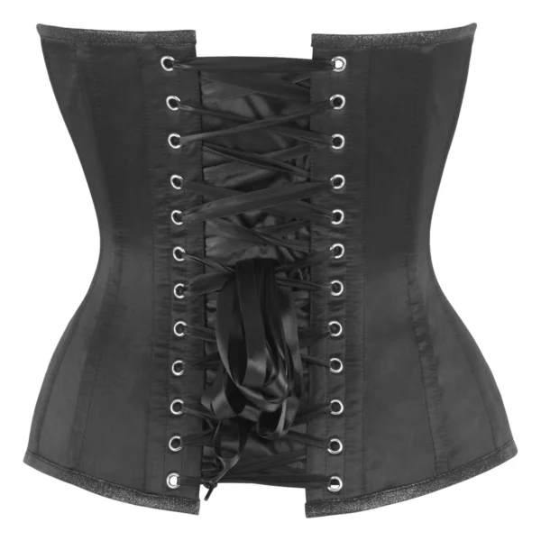 Midnight Inferno Black Gothic Overbust Corset