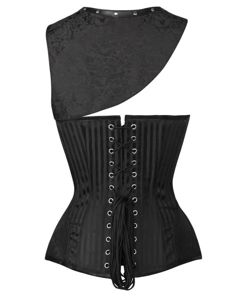 Gothic Black Brocade Corset with Bolero Gothic Black Brocade Corset with Bolero
