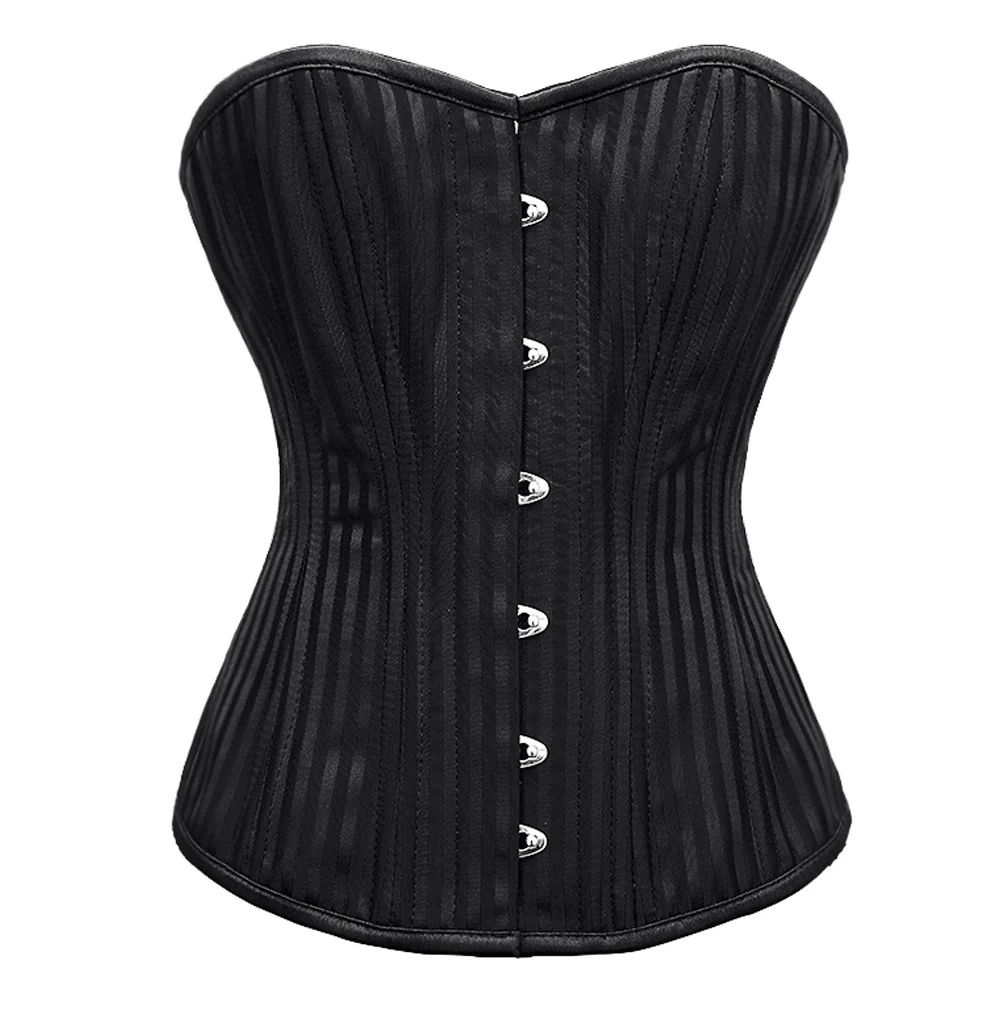 Black Brocade Training Overbust Corset Black Brocade Training Overbust Corset