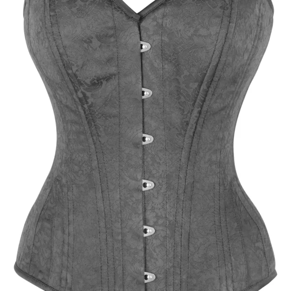 Brocade Waist Training Overbust Corset For Halloween Costume