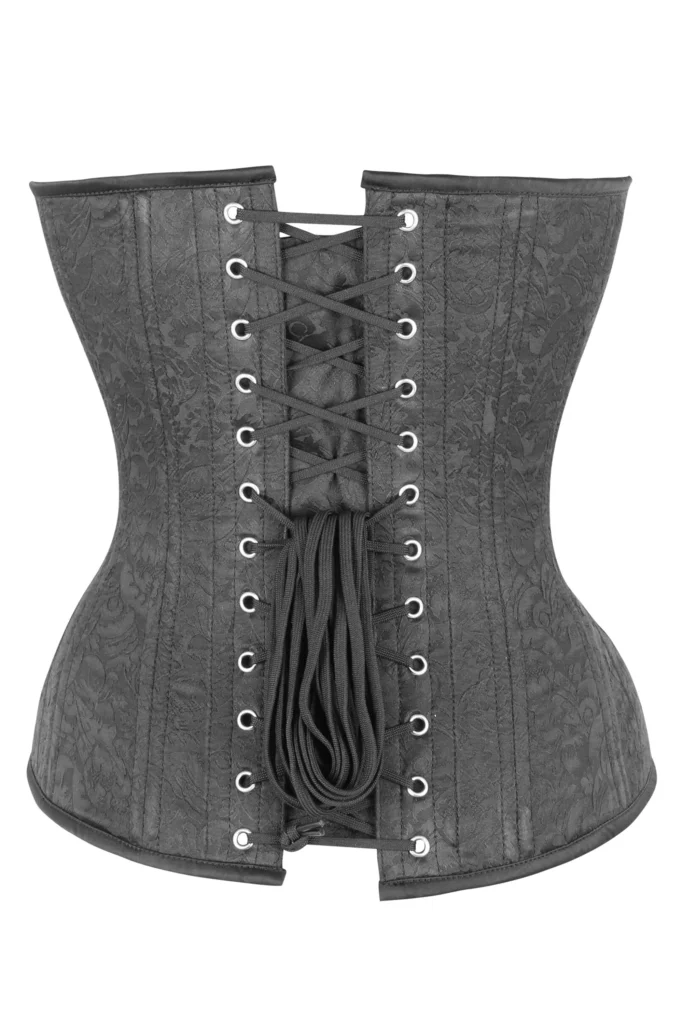 Brocade Waist Training Overbust Corset For Halloween Costume
