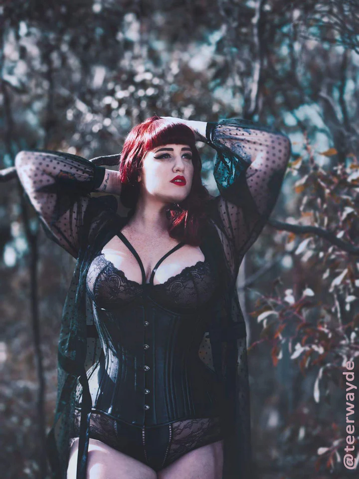 black corset