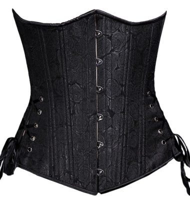 Black Slim Long Corset