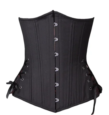 Black Cashmere Slim Long Corset