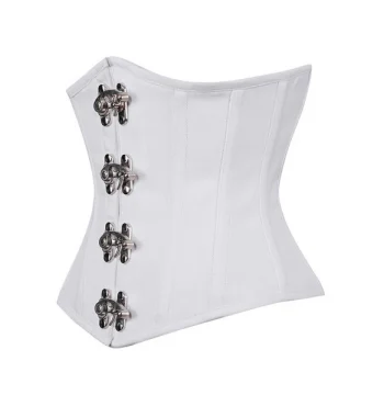 White Waist Cincher Underbust Corset