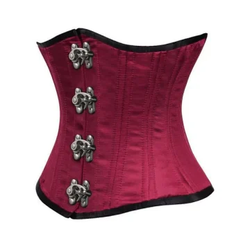 Burgundy Waist Training Corset For Women