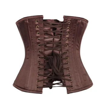 Brown Underbust Waist Training Corset