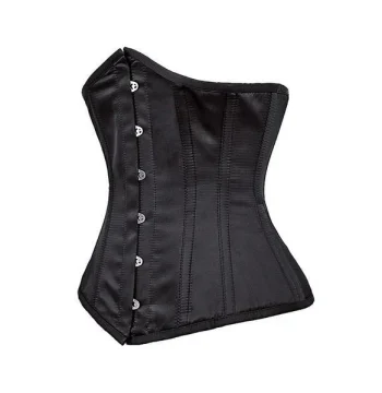 Black Longline Waist Trainer Underbust Corset