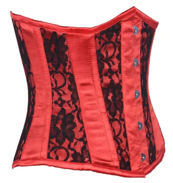 Black Floral Mesh Underbust Corset Black Floral Mesh Underbust Corset