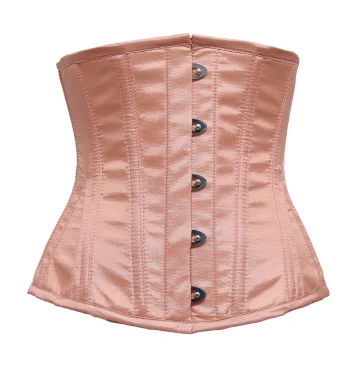 Latham Peach Taffeta Underbust Corset Latham Peach Taffeta Underbust Corset