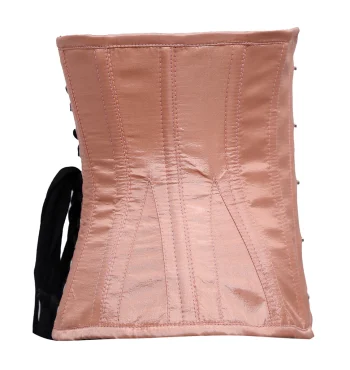 Latham Peach Taffeta Underbust Corset Latham Peach Taffeta Underbust Corset