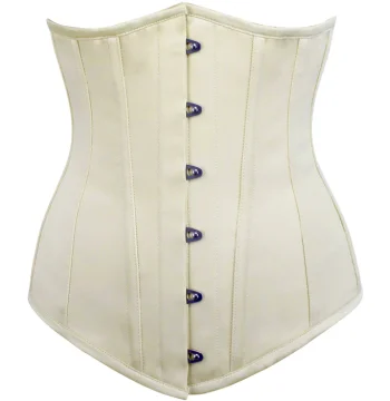 Longline Ivory Underbust Waist Trainer Corset For Women