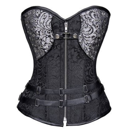 Steampunk Gothic Steel Boned overbust corset