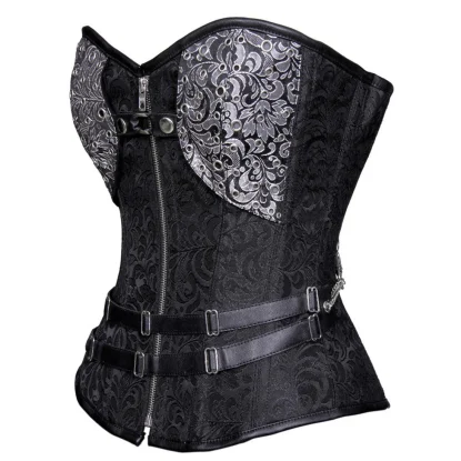 Steampunk Gothic Steel Boned overbust corset