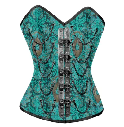 C-Lock Steel Boned Waist Training Overbust Corset