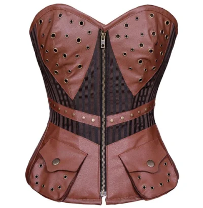 Bustomet Reporter Steampunk Overbust Corset